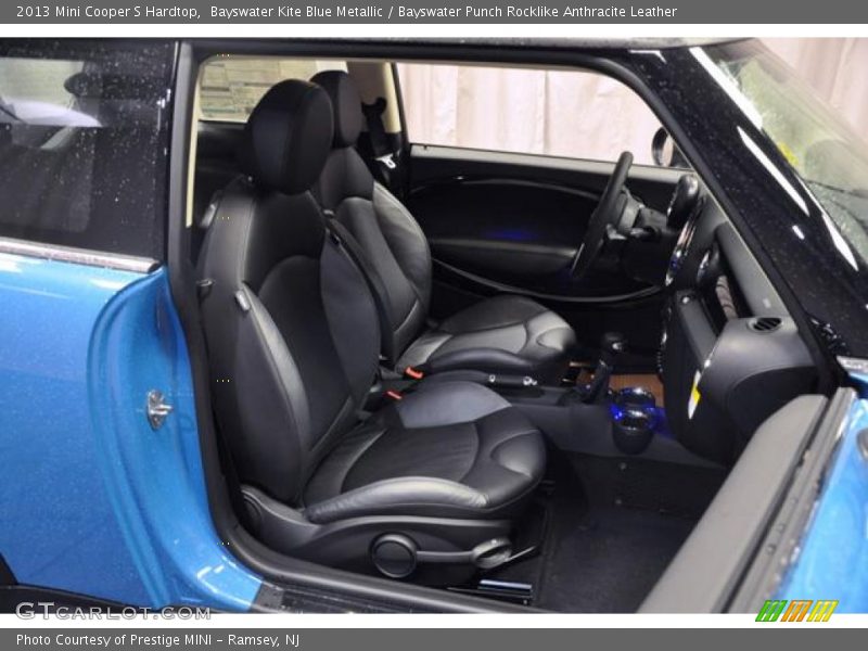 Bayswater Kite Blue Metallic / Bayswater Punch Rocklike Anthracite Leather 2013 Mini Cooper S Hardtop