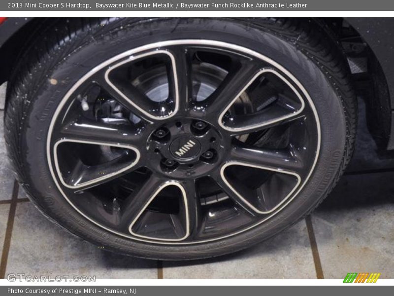 Bayswater Kite Blue Metallic / Bayswater Punch Rocklike Anthracite Leather 2013 Mini Cooper S Hardtop