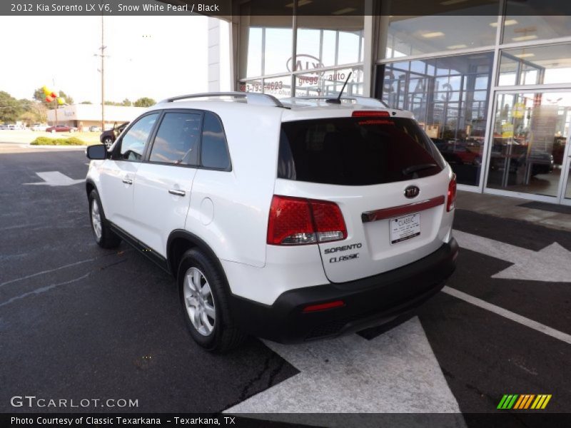 Snow White Pearl / Black 2012 Kia Sorento LX V6