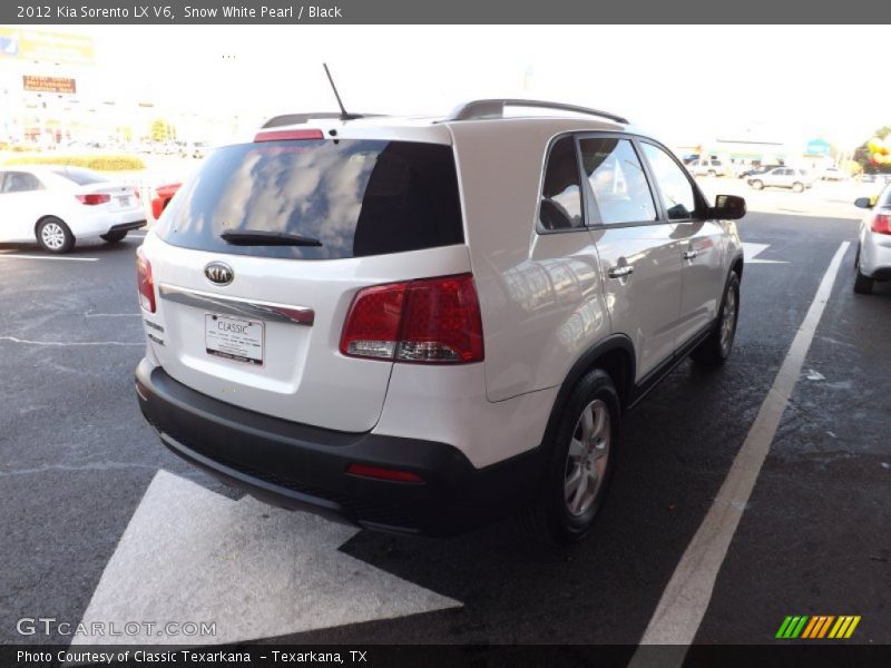 Snow White Pearl / Black 2012 Kia Sorento LX V6