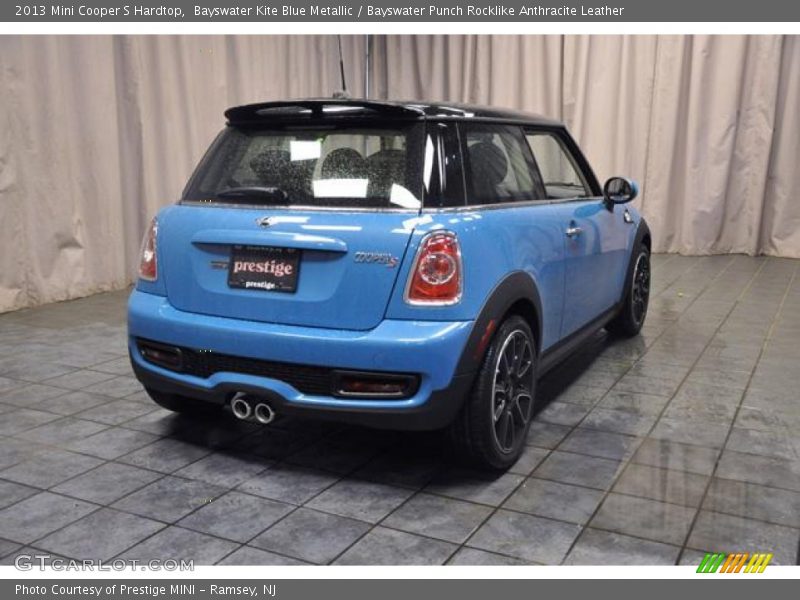 Bayswater Kite Blue Metallic / Bayswater Punch Rocklike Anthracite Leather 2013 Mini Cooper S Hardtop
