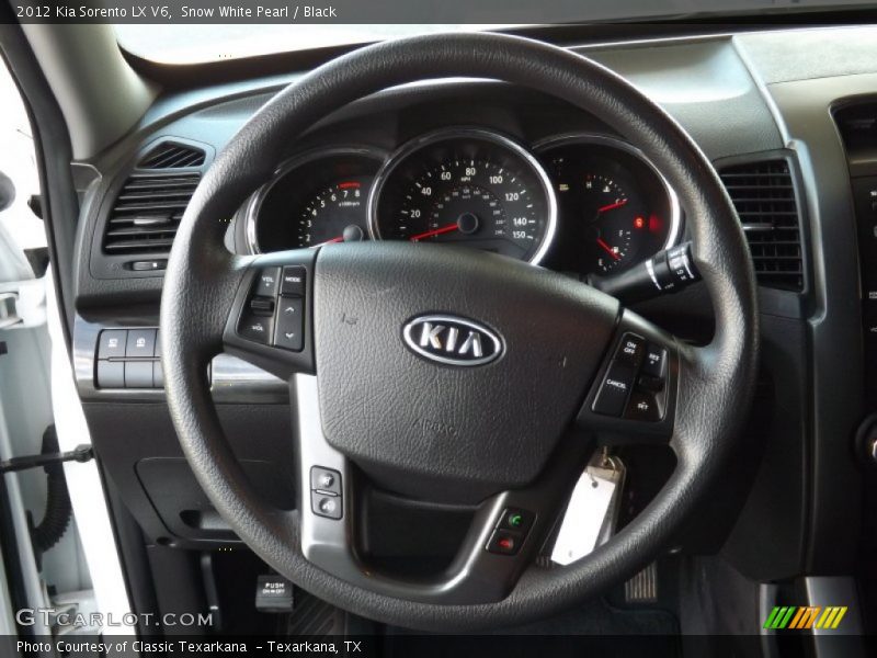 Snow White Pearl / Black 2012 Kia Sorento LX V6