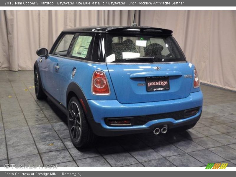 Bayswater Kite Blue Metallic / Bayswater Punch Rocklike Anthracite Leather 2013 Mini Cooper S Hardtop