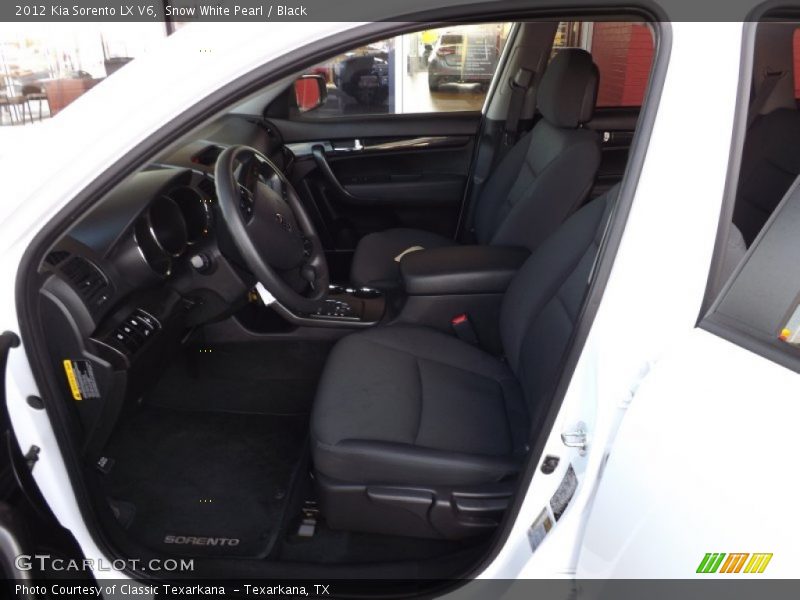 Snow White Pearl / Black 2012 Kia Sorento LX V6
