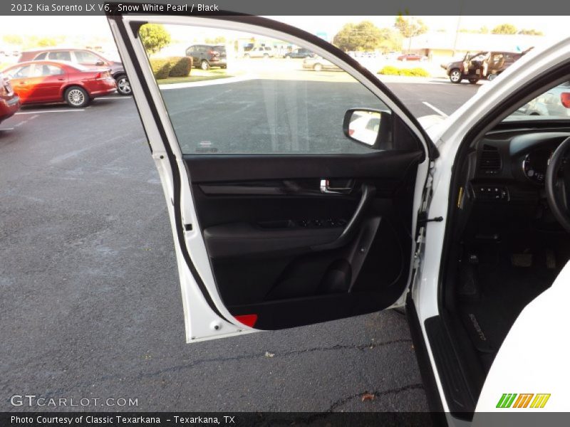 Snow White Pearl / Black 2012 Kia Sorento LX V6