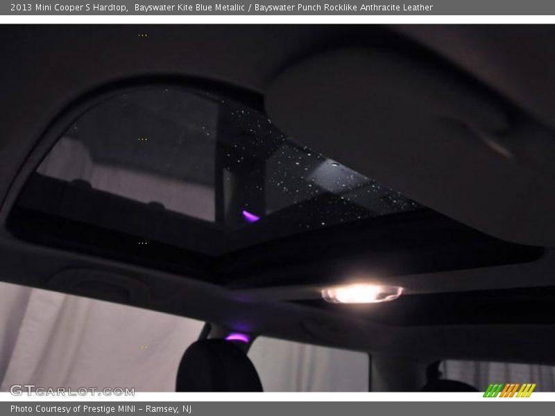 Bayswater Kite Blue Metallic / Bayswater Punch Rocklike Anthracite Leather 2013 Mini Cooper S Hardtop