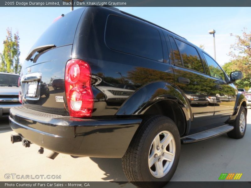 Black / Dark Khaki/Light Graystone 2005 Dodge Durango Limited