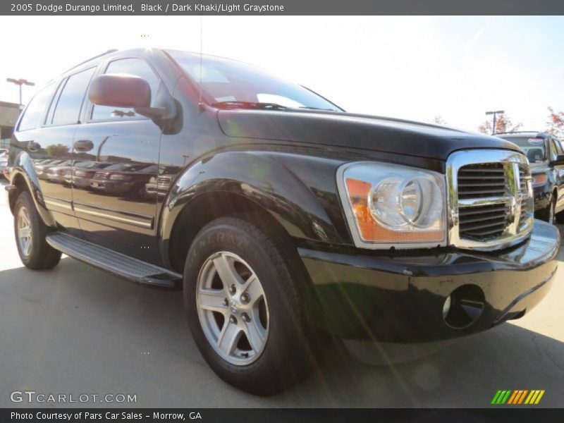Black / Dark Khaki/Light Graystone 2005 Dodge Durango Limited