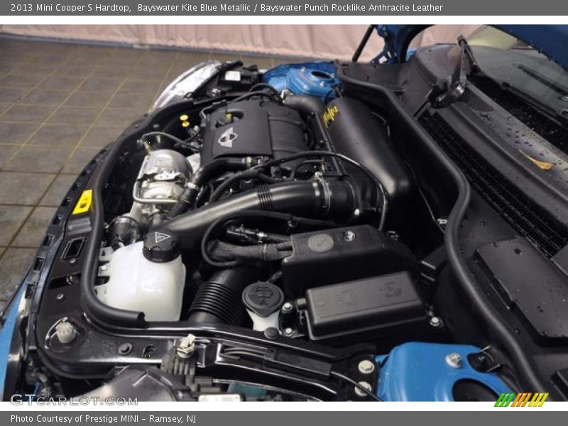 Bayswater Kite Blue Metallic / Bayswater Punch Rocklike Anthracite Leather 2013 Mini Cooper S Hardtop