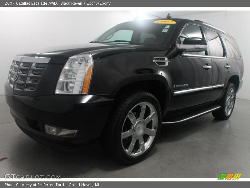 Black Raven / Ebony/Ebony 2007 Cadillac Escalade AWD