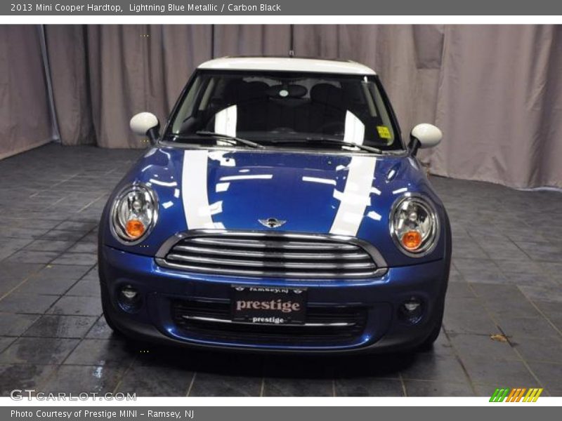 Lightning Blue Metallic / Carbon Black 2013 Mini Cooper Hardtop
