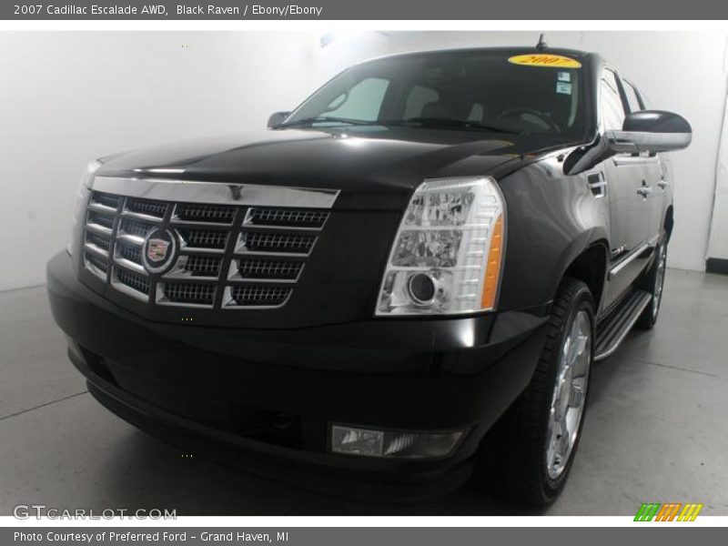 Black Raven / Ebony/Ebony 2007 Cadillac Escalade AWD