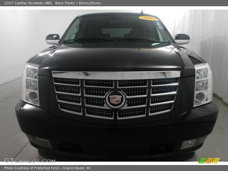 Black Raven / Ebony/Ebony 2007 Cadillac Escalade AWD