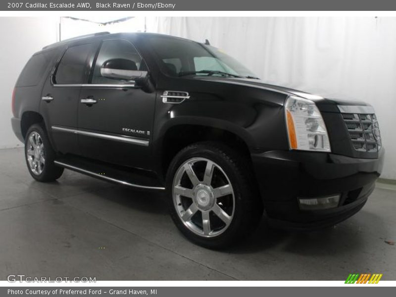 Black Raven / Ebony/Ebony 2007 Cadillac Escalade AWD