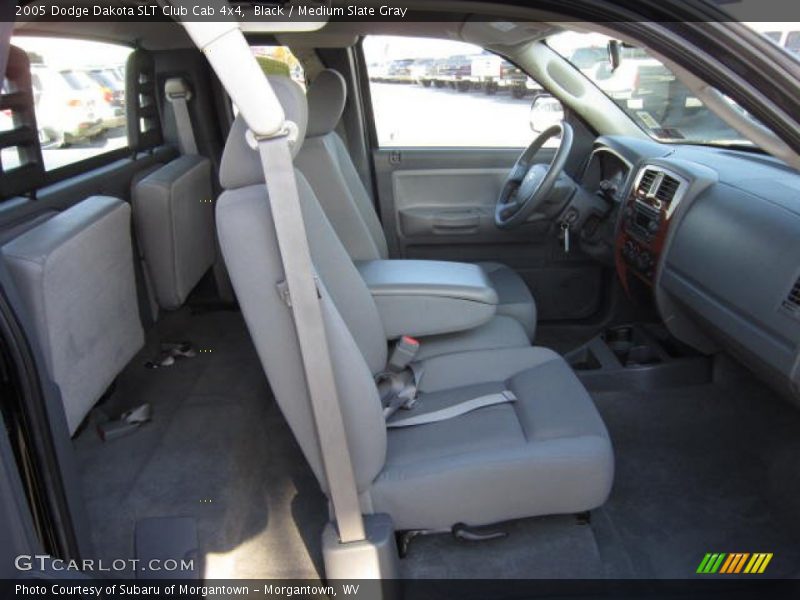 Black / Medium Slate Gray 2005 Dodge Dakota SLT Club Cab 4x4