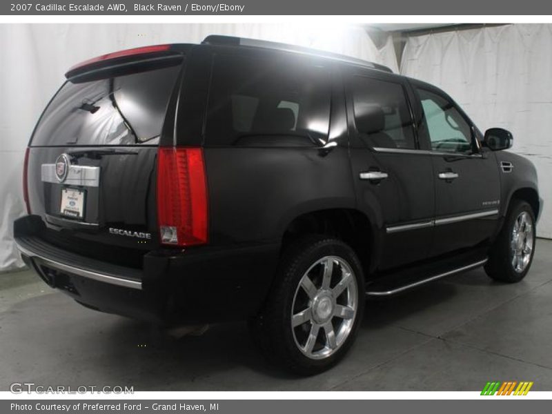 Black Raven / Ebony/Ebony 2007 Cadillac Escalade AWD