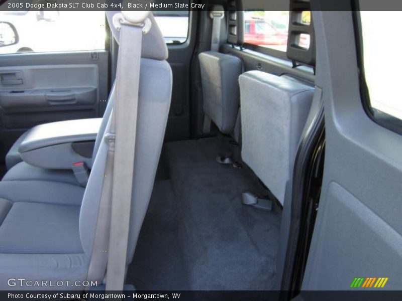 Black / Medium Slate Gray 2005 Dodge Dakota SLT Club Cab 4x4