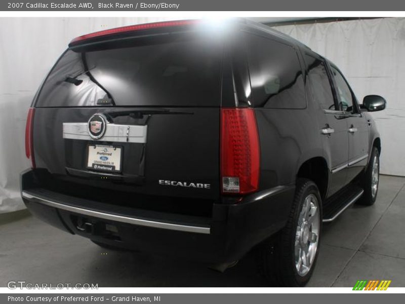 Black Raven / Ebony/Ebony 2007 Cadillac Escalade AWD