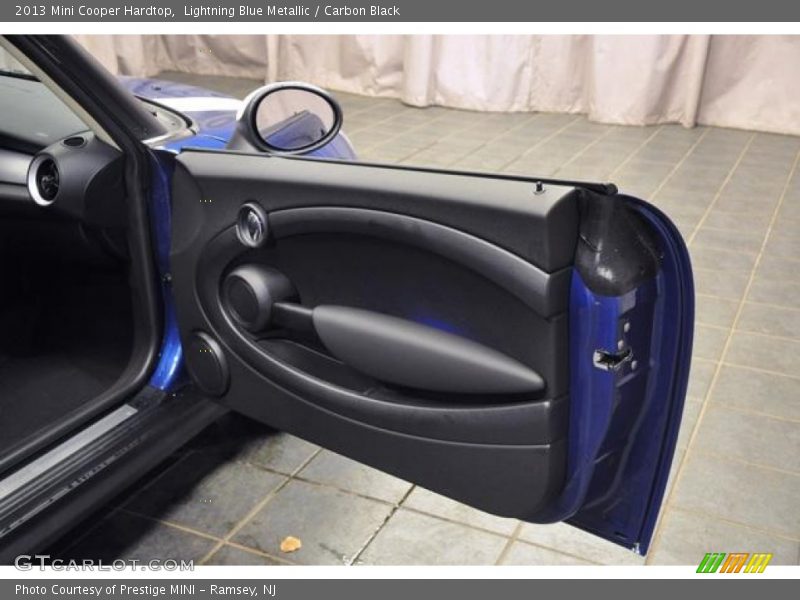 Lightning Blue Metallic / Carbon Black 2013 Mini Cooper Hardtop