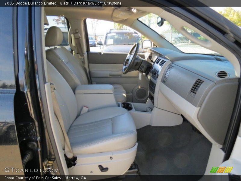 Black / Dark Khaki/Light Graystone 2005 Dodge Durango Limited