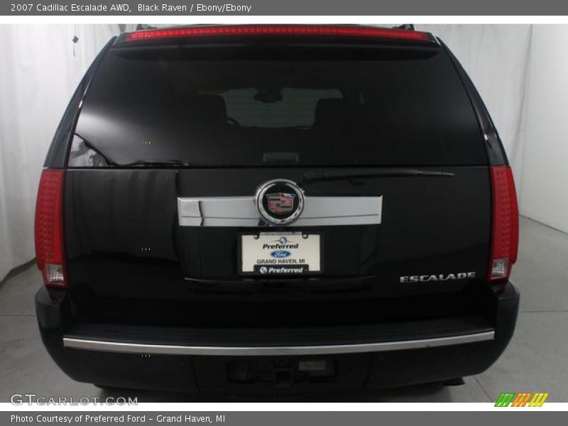 Black Raven / Ebony/Ebony 2007 Cadillac Escalade AWD