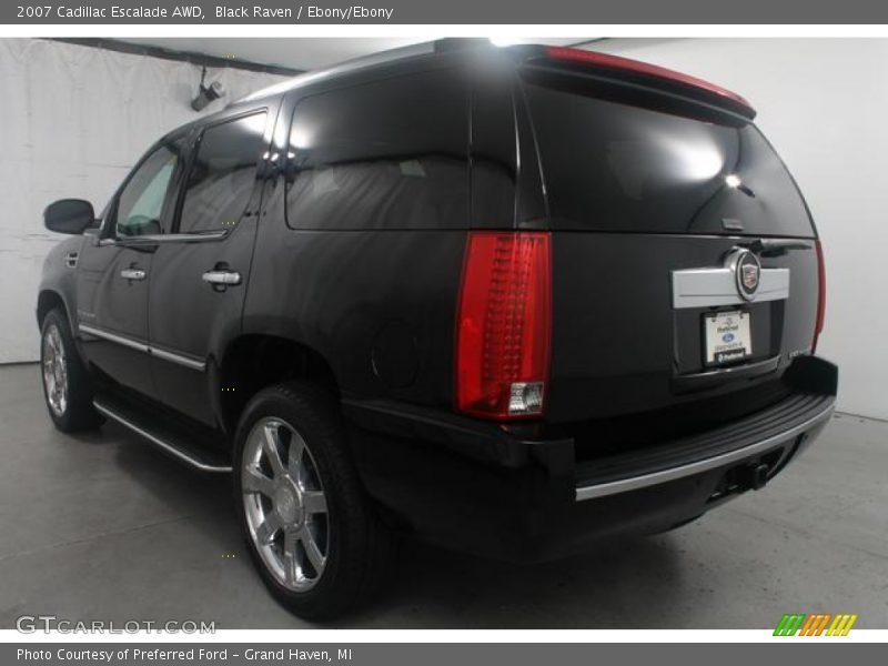 Black Raven / Ebony/Ebony 2007 Cadillac Escalade AWD