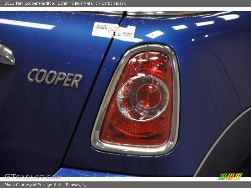 Lightning Blue Metallic / Carbon Black 2013 Mini Cooper Hardtop