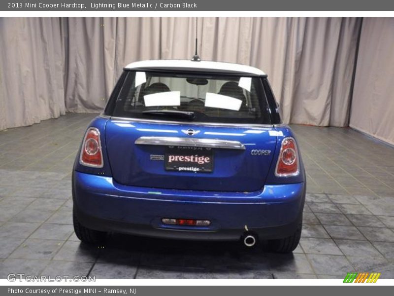 Lightning Blue Metallic / Carbon Black 2013 Mini Cooper Hardtop