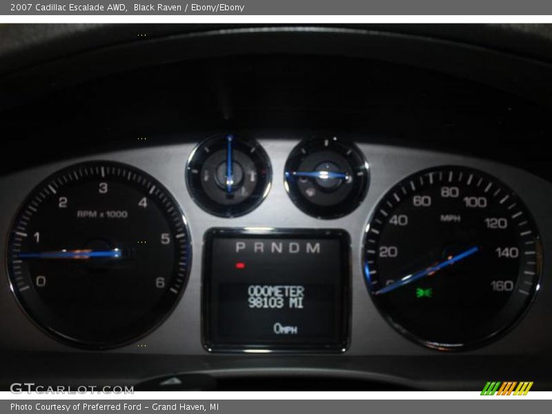 Black Raven / Ebony/Ebony 2007 Cadillac Escalade AWD