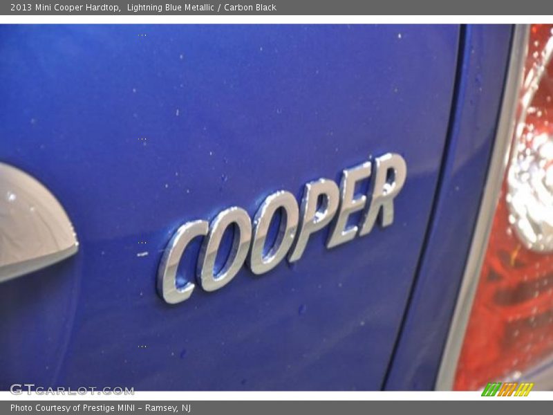 Lightning Blue Metallic / Carbon Black 2013 Mini Cooper Hardtop