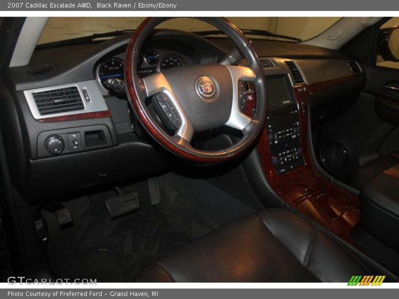 Black Raven / Ebony/Ebony 2007 Cadillac Escalade AWD