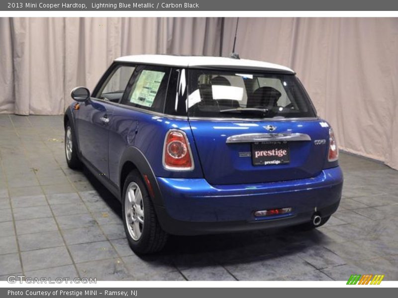 Lightning Blue Metallic / Carbon Black 2013 Mini Cooper Hardtop