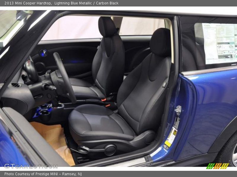 Lightning Blue Metallic / Carbon Black 2013 Mini Cooper Hardtop