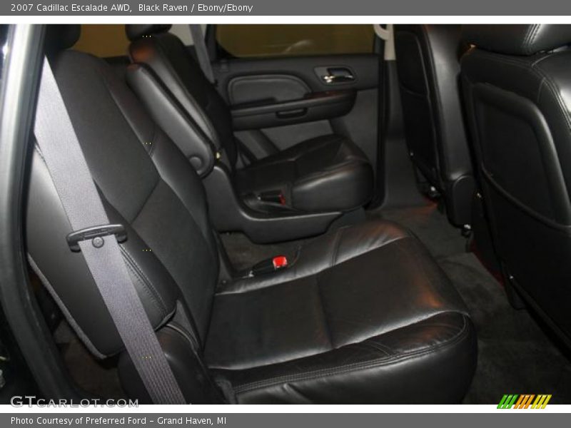 Black Raven / Ebony/Ebony 2007 Cadillac Escalade AWD