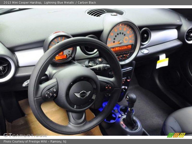 Lightning Blue Metallic / Carbon Black 2013 Mini Cooper Hardtop