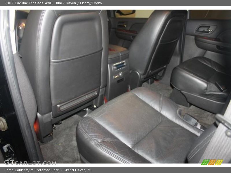 Black Raven / Ebony/Ebony 2007 Cadillac Escalade AWD