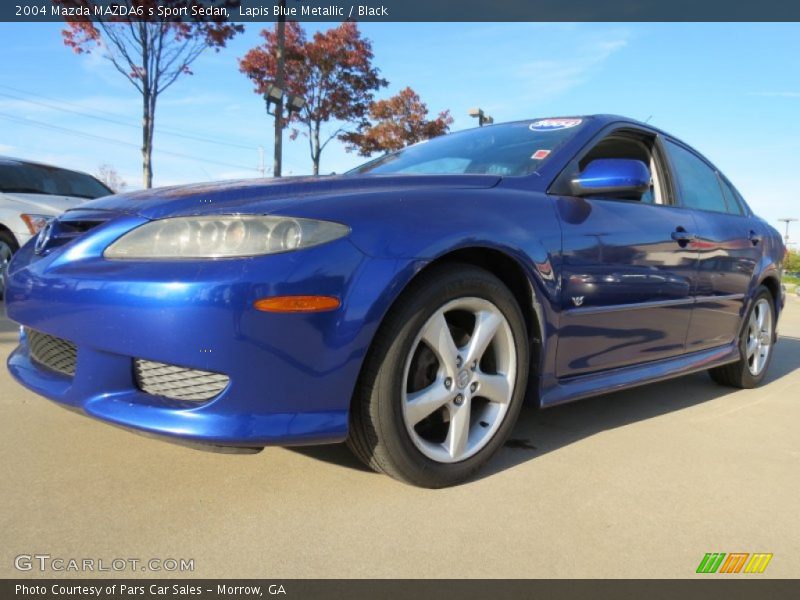 Lapis Blue Metallic / Black 2004 Mazda MAZDA6 s Sport Sedan