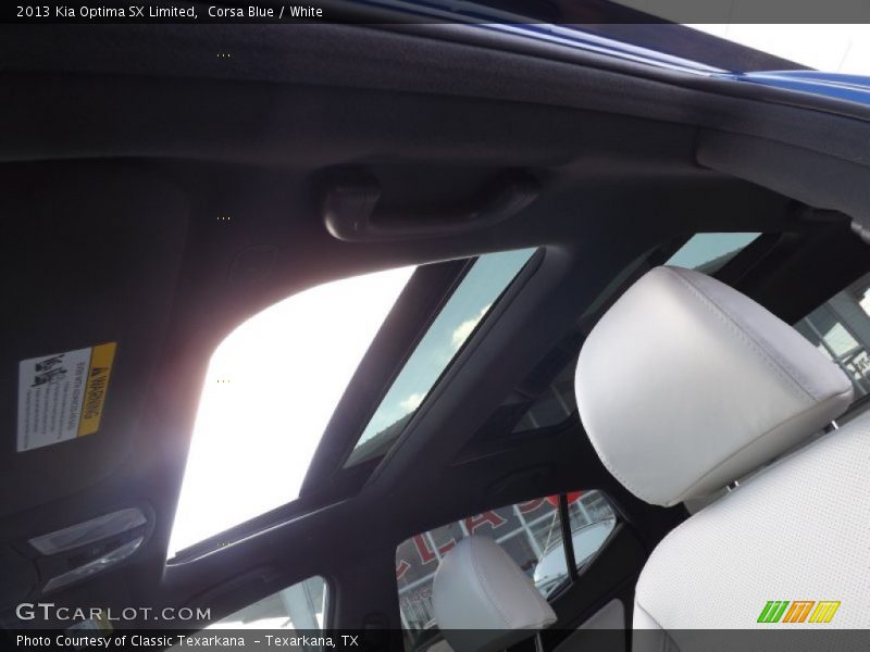 Corsa Blue / White 2013 Kia Optima SX Limited