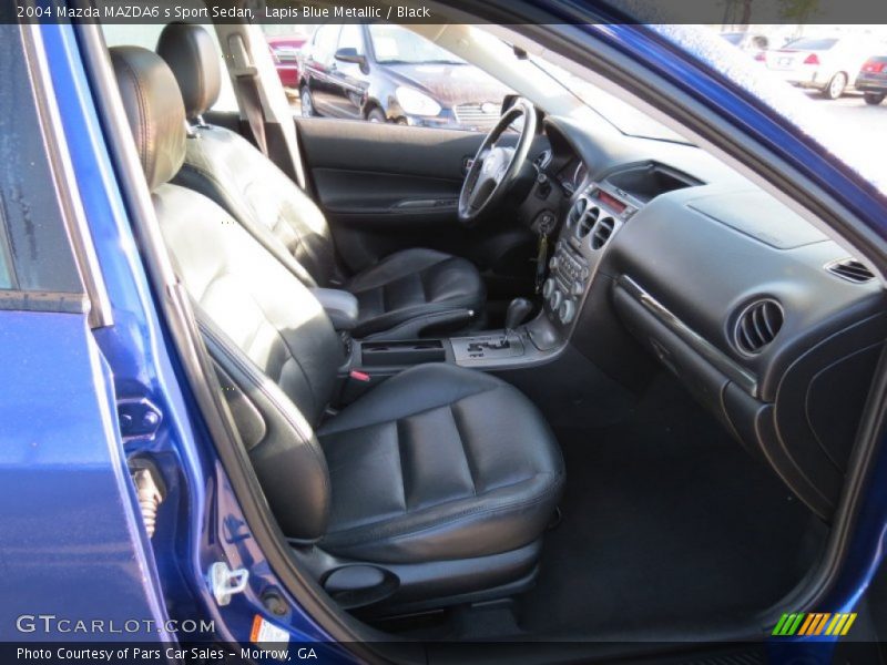 Lapis Blue Metallic / Black 2004 Mazda MAZDA6 s Sport Sedan