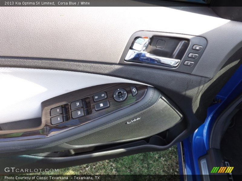Corsa Blue / White 2013 Kia Optima SX Limited