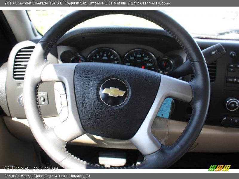 Imperial Blue Metallic / Light Cashmere/Ebony 2010 Chevrolet Silverado 1500 LT Regular Cab