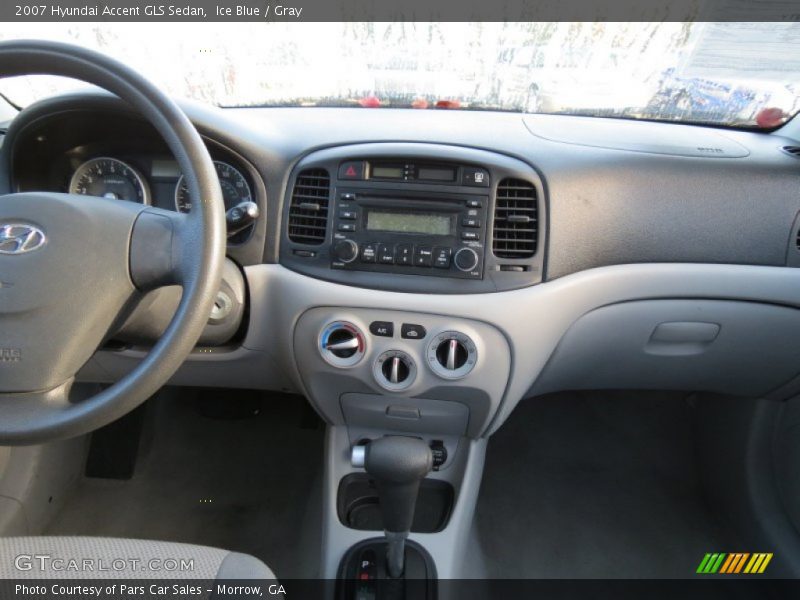 Ice Blue / Gray 2007 Hyundai Accent GLS Sedan