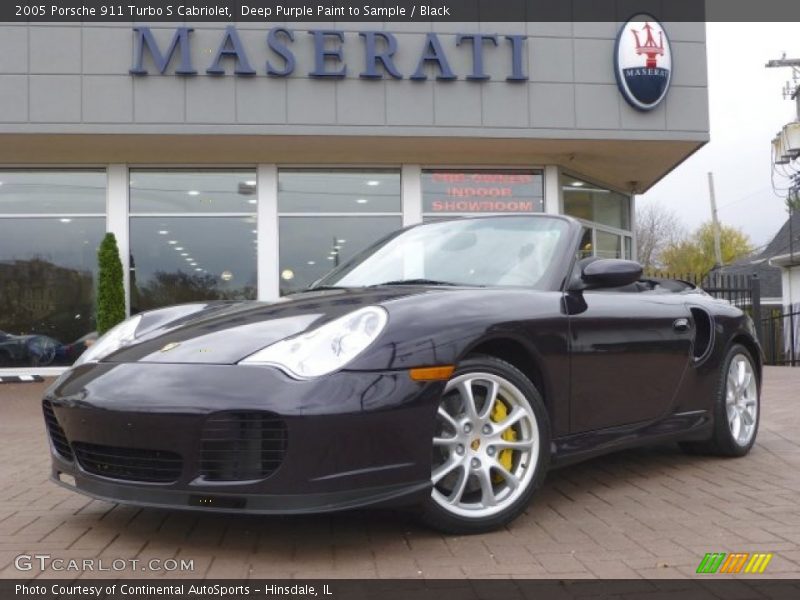 Deep Purple Paint to Sample / Black 2005 Porsche 911 Turbo S Cabriolet