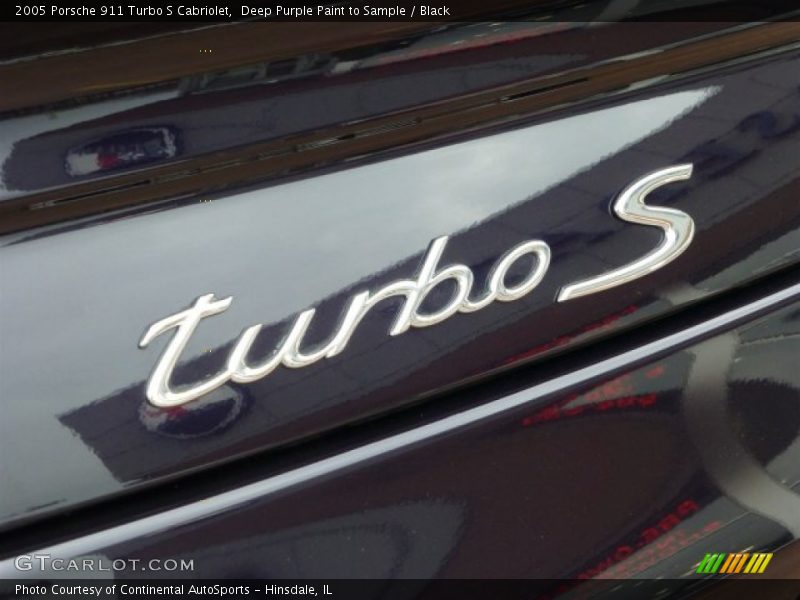 Deep Purple Paint to Sample / Black 2005 Porsche 911 Turbo S Cabriolet