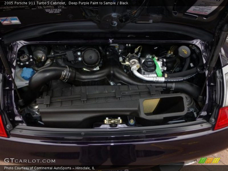  2005 911 Turbo S Cabriolet Engine - 3.6 Liter Twin- Turbocharged DOHC 24V VarioCam Flat 6 Cylinder