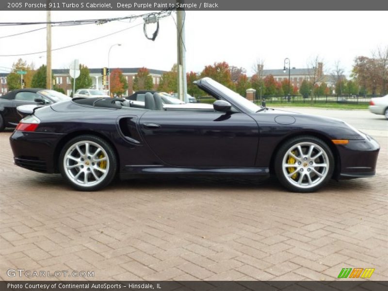  2005 911 Turbo S Cabriolet Deep Purple Paint to Sample