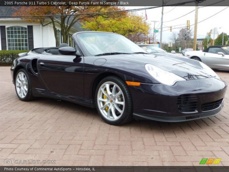 Deep Purple Paint to Sample / Black 2005 Porsche 911 Turbo S Cabriolet