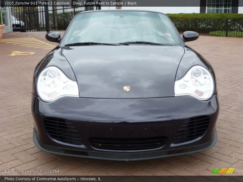 Deep Purple Paint to Sample / Black 2005 Porsche 911 Turbo S Cabriolet