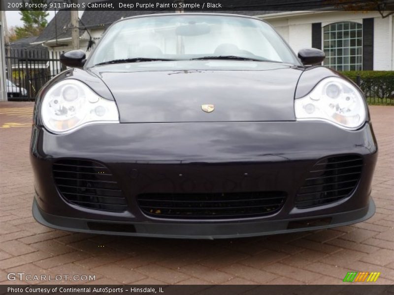  2005 911 Turbo S Cabriolet Deep Purple Paint to Sample