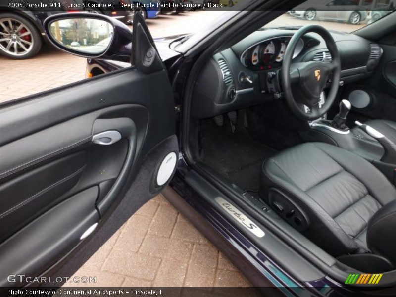  2005 911 Turbo S Cabriolet Black Interior